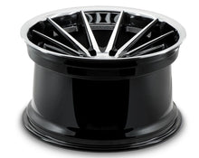 20x11.5 Ferrada FR4 Machine Black w/ Chrome Lip 5x112 30mm