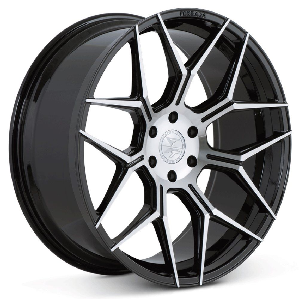 22x9.5 Ferrada FT3 Machine Black 6x135 20mm