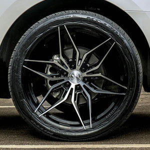 22x9.5 Ferrada FT5 Machine Black 6x5.5/139.7 25mm