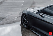 Staggered full Set - (2) 20x8.5 Vossen HF-5 Gloss Black (Hybrid Forged) (2) 20x10 Vossen HF-5 Gloss Black (Hybrid Forged)