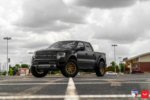 22x9.5 Vossen HF6-1 Brushed Matte Black (Hybrid-Forged)