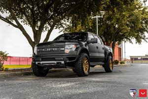 22x9.5 Vossen HF6-1 Brushed Matte Black (Hybrid-Forged)