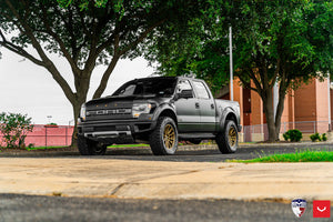 22x9.5 Vossen HF6-1 Brushed Matte Black (Hybrid-Forged)