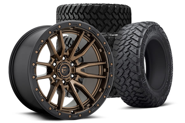 20x9 FUEL REBEL w/ NITTO Trail Grappler 35