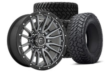 20x9 FUEL REBEL w/ NITTO Trail Grappler 35" tires (Gunmetal w/ Black Ring)