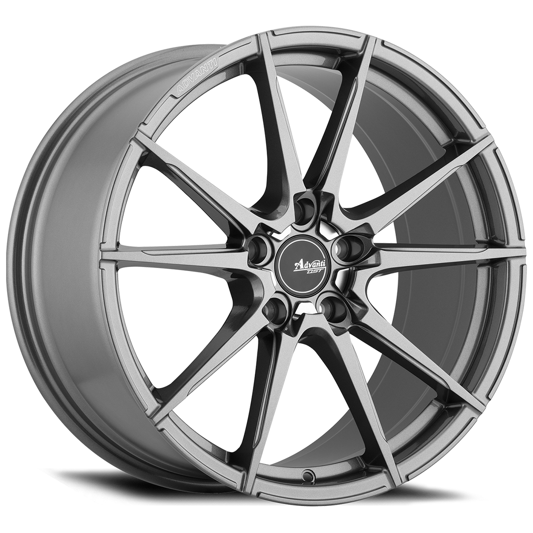 19x8.5 Advanti Racing Wheels 101G Appello 5x112 +43 Offset 66.60 Hub Graphite