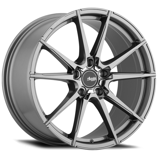 19x8.5 Advanti Racing Wheels 101G Appello 5x108 +43 Offset 73.10 Hub Graphite