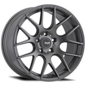 17x8 Advanti Racing Wheels 109MG Matte Grey 5x100 +38 Offset 73.10 Hub Matte Grey