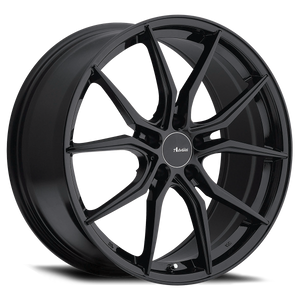 19x9.5 Advanti Racing Wheels 80B Hybris 5x120 +35 Offset 72.60 Hub Gloss Black