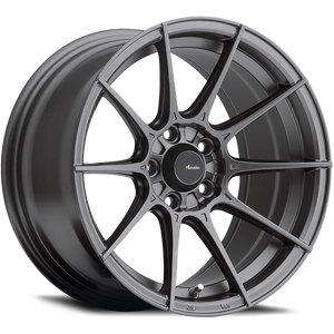 15x9 Advanti Racing Wheels 79G Storm S1 4x100 +35 Offset 73.00 Hub Matte Grey