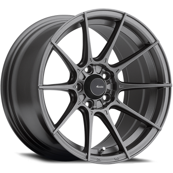 15x8 Advanti Racing Wheels 79G Storm S1 4x100 +25 Offset 73.00 Hub Matte Grey