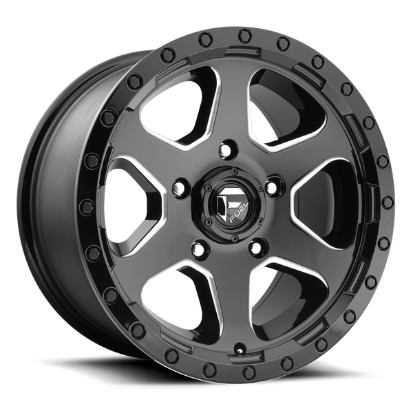 17x9 Fuel Offroad Wheels D590 Ripper 5x127 -12 Offset 78.1 Centerbore Gloss Black