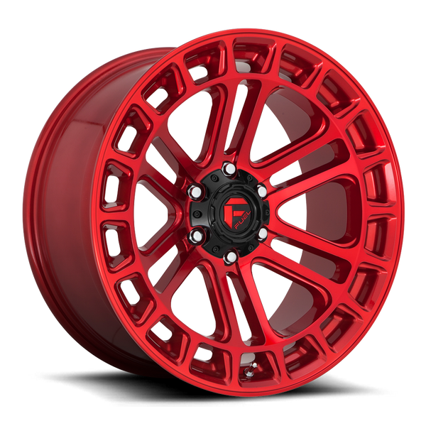 18x9 Fuel Offroad Wheels D719 Heater 6x135 1 Offset 87.1 Centerbore Candy Red