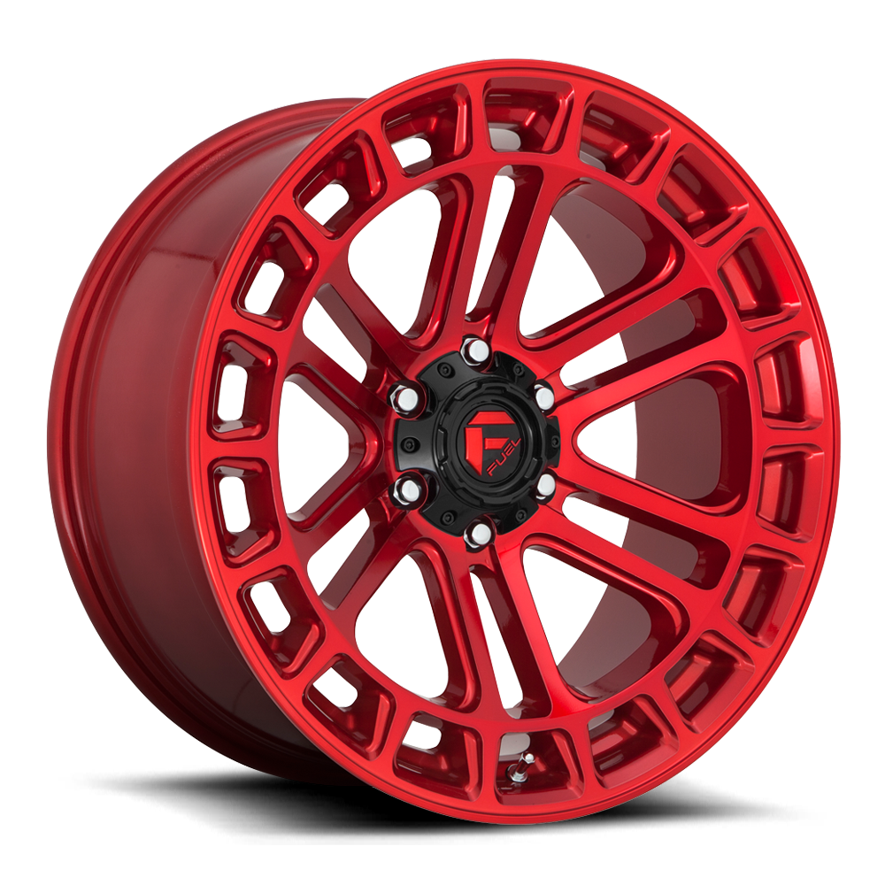 18x9 Fuel Offroad Wheels D719 Heater 6x135 1 Offset 87.1 Centerbore Candy Red