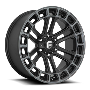 20x10 Fuel Offroad Wheels D720 Heater 6x139.7 -18 Offset 106.1 Centerbore Matte Black