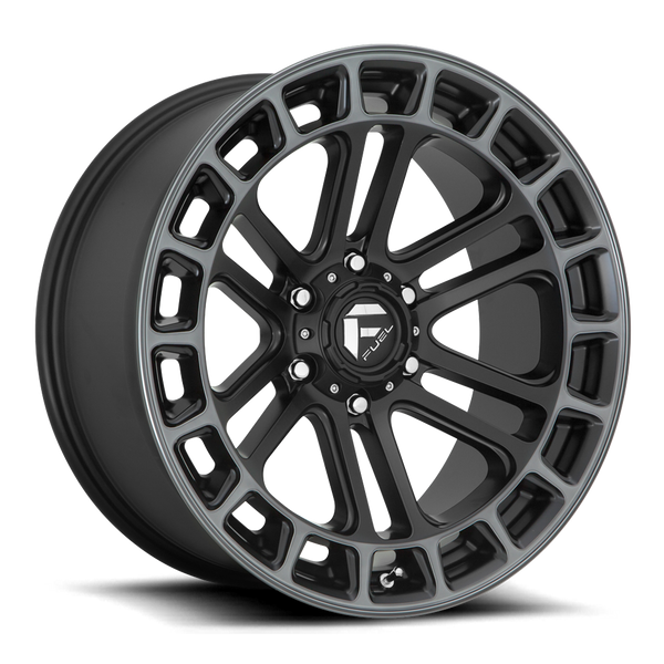 20x10 Fuel Offroad Wheels D720 Heater 6x139.7 -18 Offset 106.1 Centerbore Matte Black