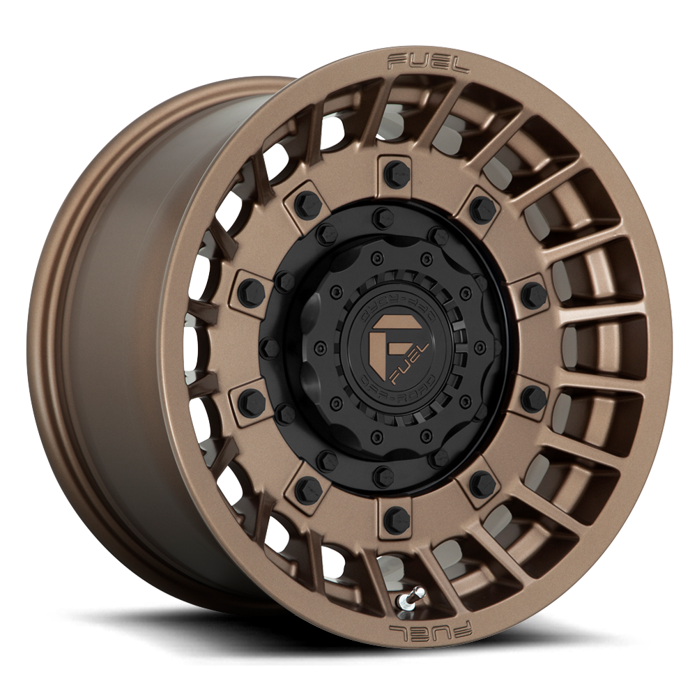 20x10 Fuel Offroad Wheels D725 Militia 8x170 -18 Offset 125.1 Centerbore Bronze