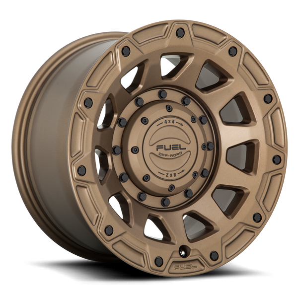 20x9 Fuel Offroad Wheels D731 Tracker 6x120/6x139.7 1 Offset 78 Centerbore Bronze