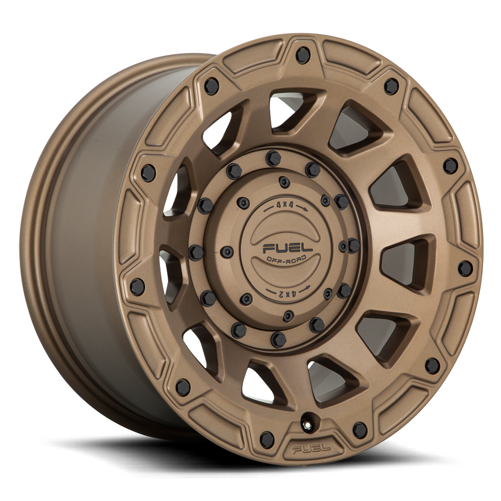 20x9 Fuel Offroad Wheels D731 Tracker 6x120/6x139.7 1 Offset 78 Centerbore Bronze