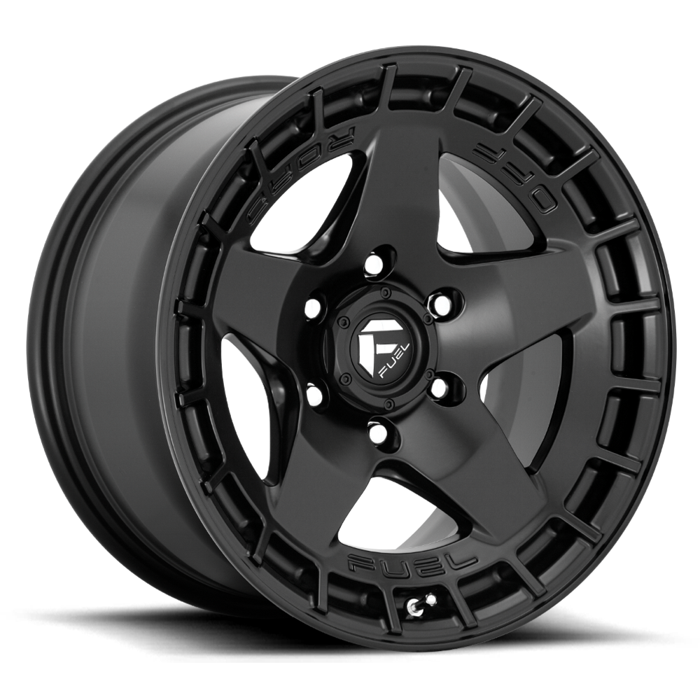 17x9 Fuel Offroad Wheels D733 Warp 5x127 1 Offset 71.5 Centerbore Satin Black