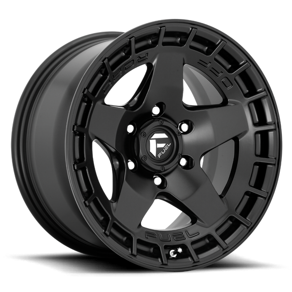 17x9 Fuel Offroad Wheels D733 Warp 6x135 1 Offset 87.1 Centerbore Satin Black