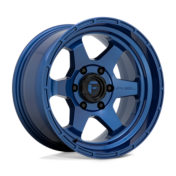 17x9 Fuel Offroad Wheels D739 Shok 6x114.3 1 Offset 66.3 Centerbore Dark Blue