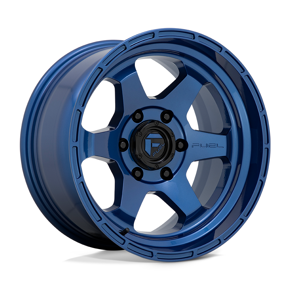 17x9 Fuel Offroad Wheels D739 Shok 6x114.3 1 Offset 66.3 Centerbore Dark Blue