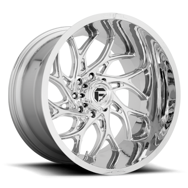 24x12 Fuel Offroad Wheels D740 Runner 8x170 -44 Offset 125.1 Centerbore Chrome