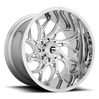 22x10 Fuel Offroad Wheels D740 Runner 5x139.7 -18 Offset 78 Centerbore Chrome