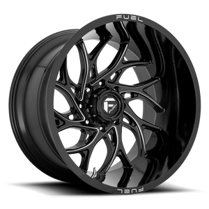 20x9 Fuel Offroad Wheels D741 Runner 5x127 1 Offset 71.5 Centerbore Gloss Black