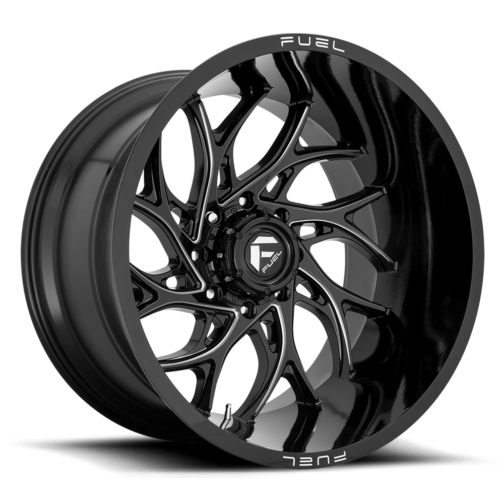 20x9 Fuel Offroad Wheels D741 Runner 5x127 1 Offset 71.5 Centerbore Gloss Black