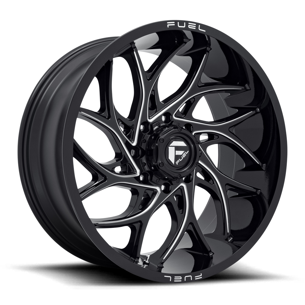 24x11 Fuel Offroad Wheels D741 Runner 6x139.7 0 Offset 106.1 Centerbore Gloss Black