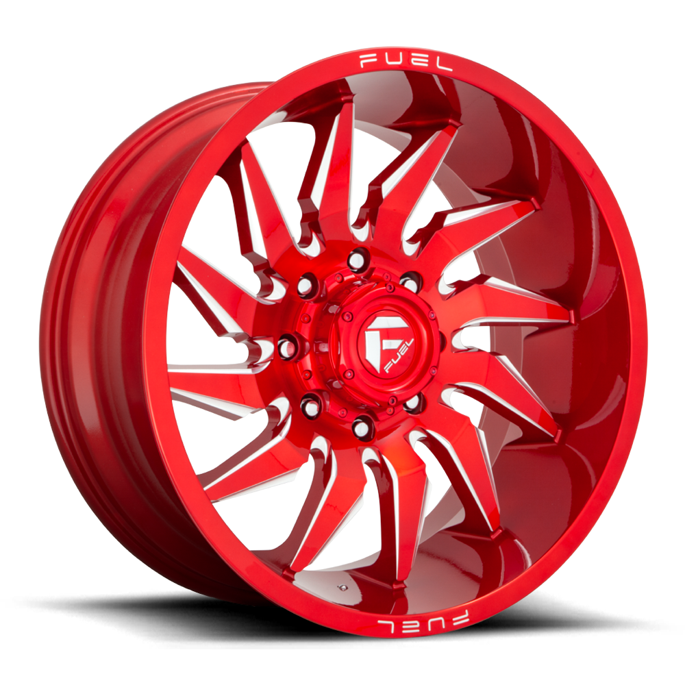 20x10 Fuel Offroad Wheels D745 Saber 5x139.7 -18 Offset 78 Centerbore Candy Red