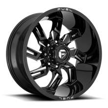 22x10 Fuel Offroad Wheels D747 Lockdown 6x139.7 -18 Offset 106.1 Centerbore Gloss Black