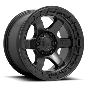 18x9 Fuel Offroad Wheels D750 Block 5x127 1 Offset 71.5 Centerbore Matte Black