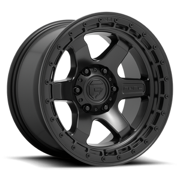 18x9 Fuel Offroad Wheels D750 Block 5x127 1 Offset 71.5 Centerbore Matte Black