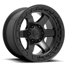 17x9 Fuel Offroad Wheels D750 Block 5x127 1 Offset 71.5 Centerbore Matte Black