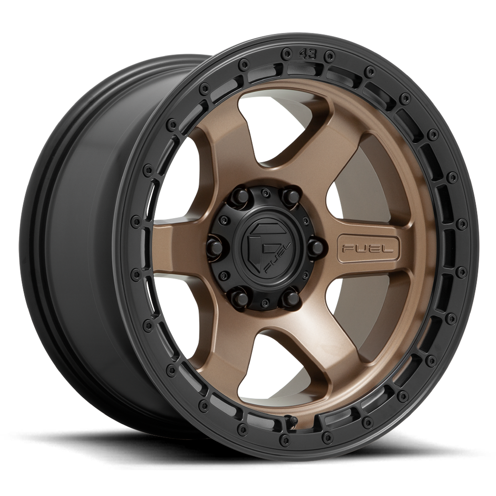 18x9 Fuel Offroad Wheels D751 Block 6x120 1 Offset 67 Centerbore Bronze