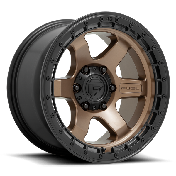 17x9 Fuel Offroad Wheels D751 Block 6x120 1 Offset 67 Centerbore Bronze