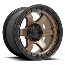 17x9 Fuel Offroad Wheels D751 Block 6x139.7 -12 Offset 106.1 Centerbore Bronze