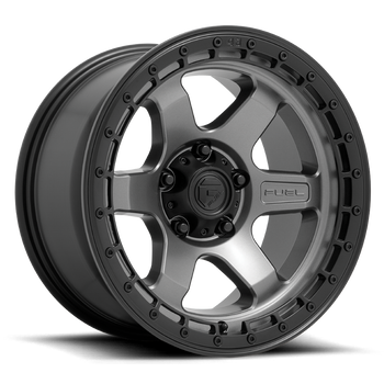 17x9 Fuel Offroad Wheels D752 Block 5x127 -12 Offset 71.5 Centerbore Gunmetal