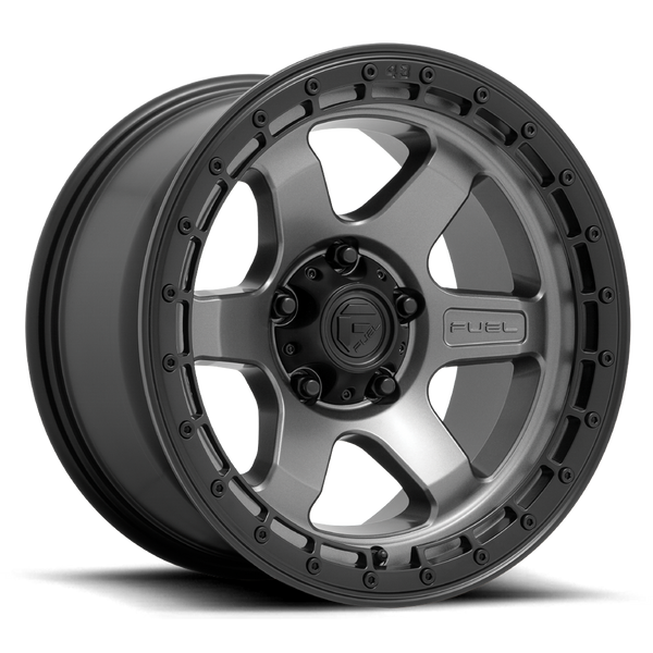 17x9 Fuel Offroad Wheels D752 Block 5x127 1 Offset 71.5 Centerbore Gunmetal