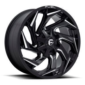 20x10 Fuel Offroad Wheels D753 Reaction 8x170 -18 Offset 125.1 Centerbore Gloss Black