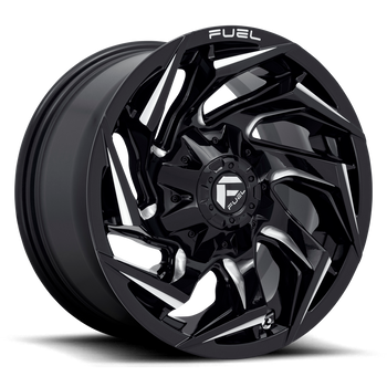 17x9 Fuel Offroad Wheels D753 Reaction 5x114.3/5x127 1 Offset 78 Centerbore Gloss Black