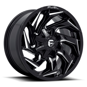 18x9 Fuel Offroad Wheels D753 Reaction 8x170 1 Offset 125.1 Centerbore Gloss Black