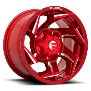 15x8 Fuel Offroad Wheels D754 Reaction 5x114.3/5x120.65 -18 Offset 72.7 Centerbore Candy Red