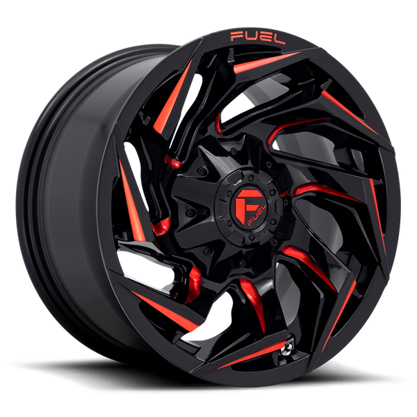 17x9 Fuel Offroad Wheels D755 Reaction 6x135/6x139.7 -12 Offset 106.1 Centerbore Gloss Black