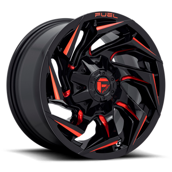 17x9 Fuel Offroad Wheels D755 Reaction 6x135/6x139.7 -12 Offset 106.1 Centerbore Gloss Black