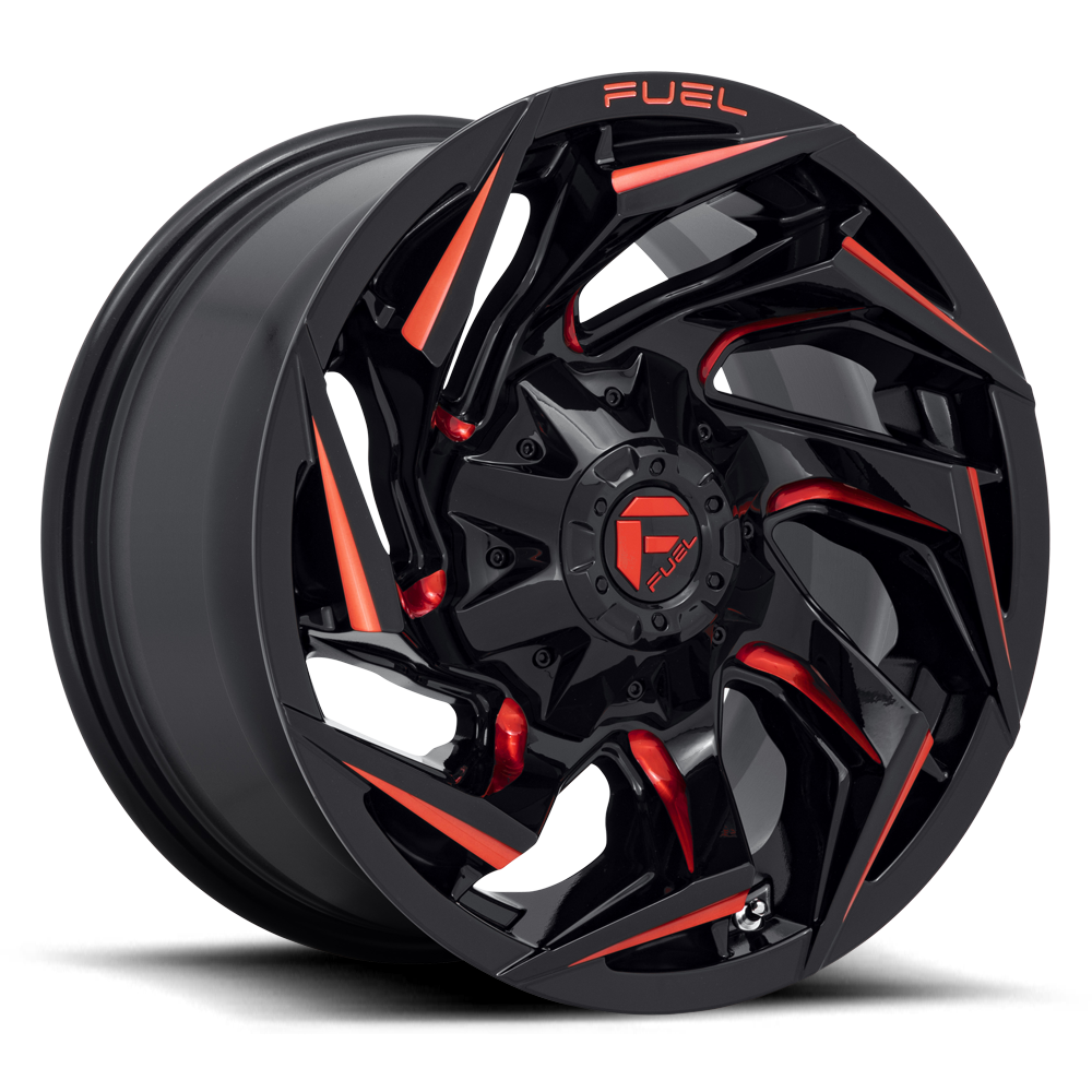 17x9 Fuel Offroad Wheels D755 Reaction 5x139.7/5x150 1 Offset 110.2 Centerbore Gloss Black