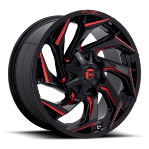 20x9 Fuel Offroad Wheels D755 Reaction 5x114.3/5x127 20 Offset 78 Centerbore Gloss Black